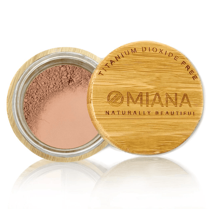 Omiana Beauty Foundation Pretty / Original Size (6g | 0.21 oz) Loose Powder Mineral Foundation - Without Mica, Titanium Dioxide, & More!