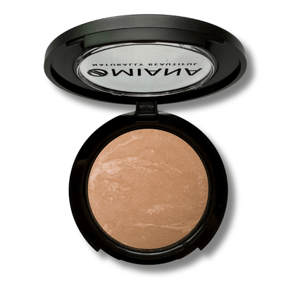 Omiana Natural Cosmetics Foundation Malt Adaptive Pressed Powder Foundation - Titanium Dioxide-Free, & More!